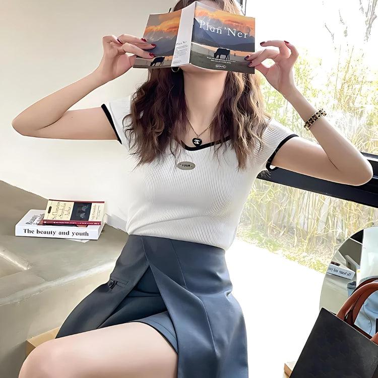 Quick Outfits, Modest Fashion Outfits Ideas Soft Girl Basic Corduroy Top Quick Outfits, Modest Fashion Outfits Ideas Soft Girl Basic Corduroy Top