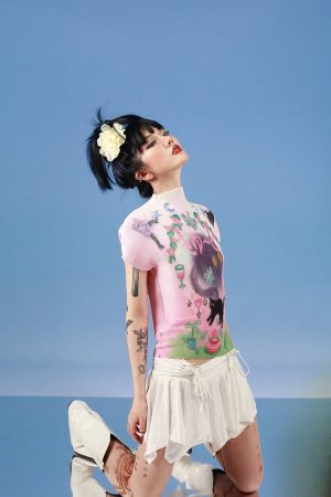 Quick Outfits, Modest Fashion Outfits Ideas Soft Girl Black Cat Top