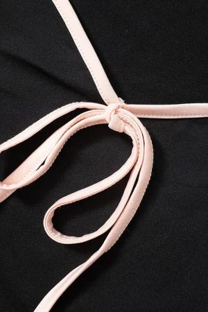 Quick Outfits, Modest Fashion Outfits Ideas Soft Girl Bow Sweetheart Neckline Top