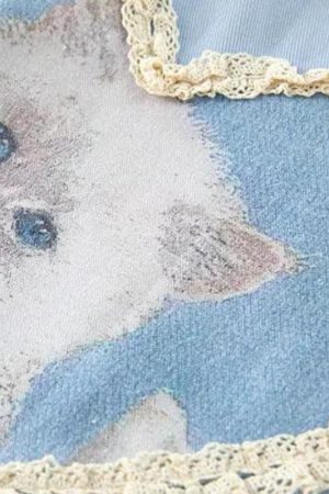 Quick Outfits, Modest Fashion Outfits Ideas Soft Girl Cat Heart Mini Skirt