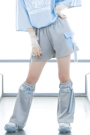 Quick Outfits, Modest Fashion Outfits Ideas Soft Girl Cloud Wings Leg Warmers