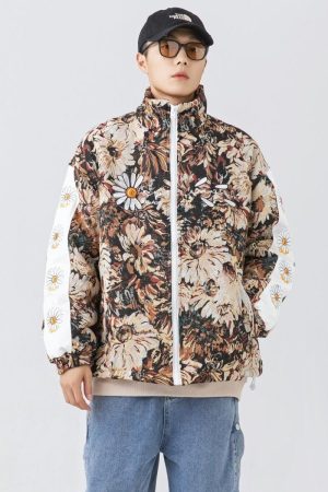 Quick Outfits, Modest Fashion Outfits Ideas Soft Girl Daisy Jacket