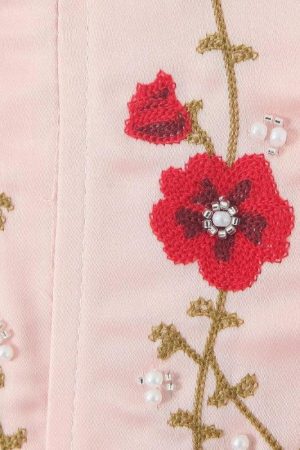 Quick Outfits, Modest Fashion Outfits Ideas Soft Girl Embroidered Beaded Corset Top