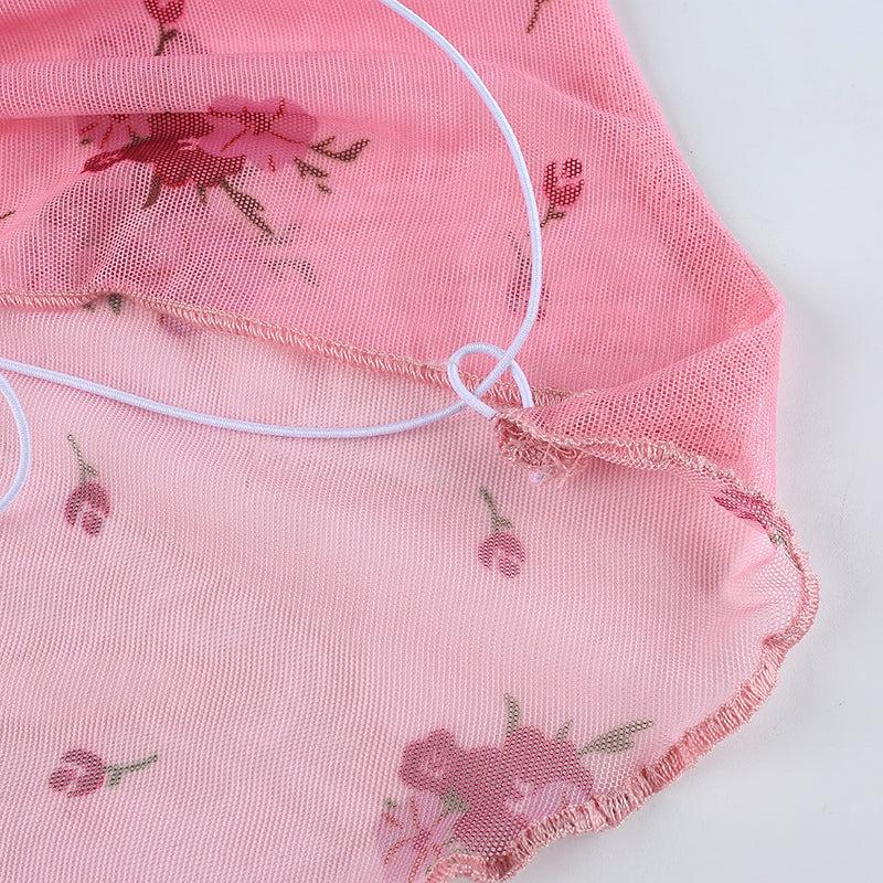 Quick Outfits, Modest Fashion Outfits Ideas Soft Girl Floral Asymmetric Crop Top Quick Outfits, Modest Fashion Outfits Ideas Soft Girl Floral Asymmetric Crop Top