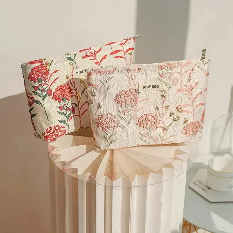 Quick Outfits, Modest Fashion Outfits Ideas Soft Girl Floral Makeup Bag Quick Outfits, Modest Fashion Outfits Ideas Soft Girl Floral Makeup Bag