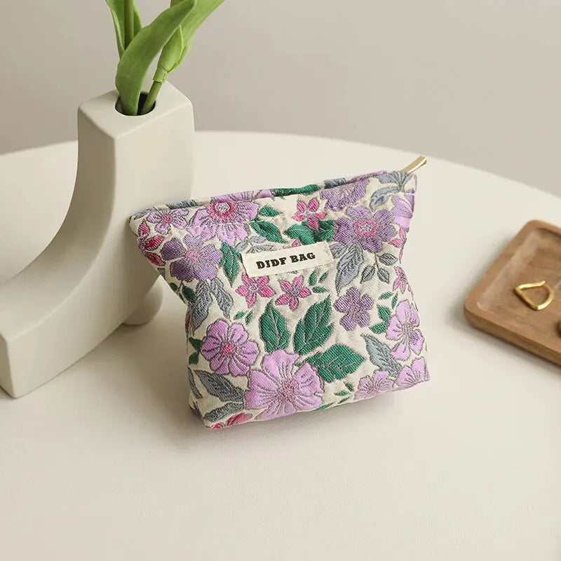 Quick Outfits, Modest Fashion Outfits Ideas Soft Girl Floral Mini Makeup Bag Quick Outfits, Modest Fashion Outfits Ideas Soft Girl Floral Mini Makeup Bag