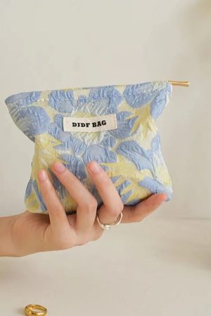 Quick Outfits, Modest Fashion Outfits Ideas Soft Girl Floral Mini Makeup Bag