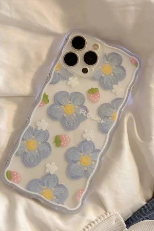 Quick Outfits, Modest Fashion Outfits Ideas Soft Girl Flowers Clear Phone Case