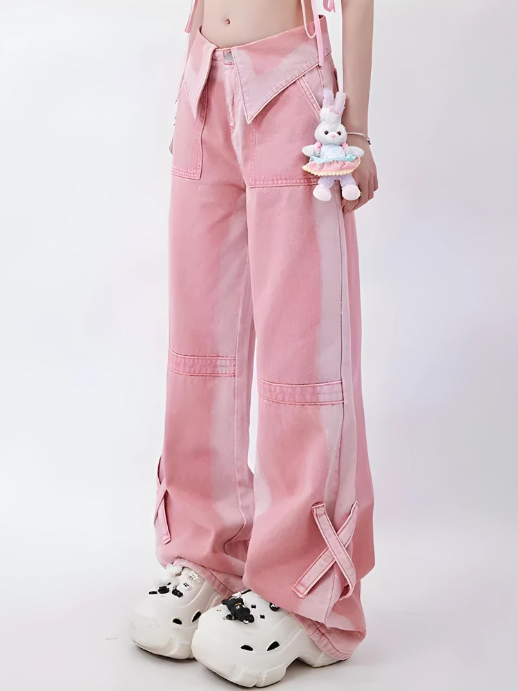 Quick Outfits, Modest Fashion Outfits Ideas Soft Girl Folded Waist Jeans Quick Outfits, Modest Fashion Outfits Ideas Soft Girl Folded Waist Jeans