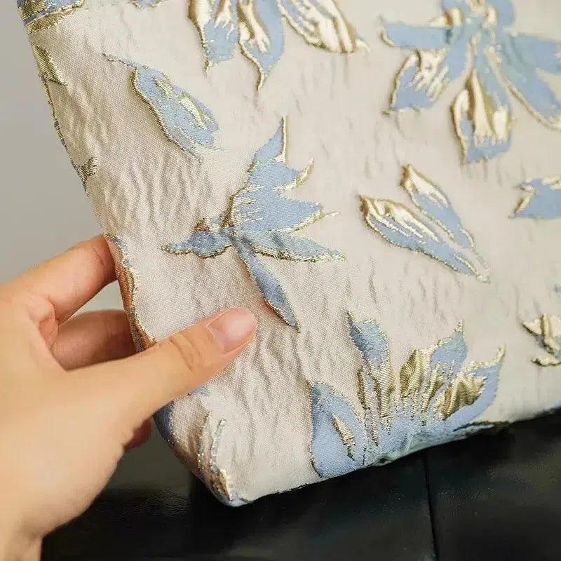 Quick Outfits, Modest Fashion Outfits Ideas Soft Girl Gold Flower Makeup Bag Quick Outfits, Modest Fashion Outfits Ideas Soft Girl Gold Flower Makeup Bag