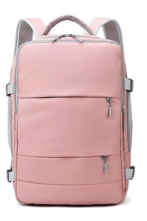Quick Outfits, Modest Fashion Outfits Ideas Soft Girl Hidden Pockets Travel Backpack