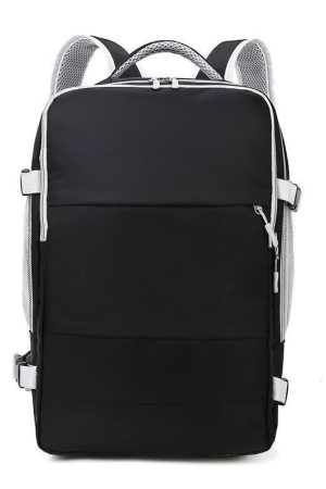 Quick Outfits, Modest Fashion Outfits Ideas Soft Girl Hidden Pockets Travel Backpack