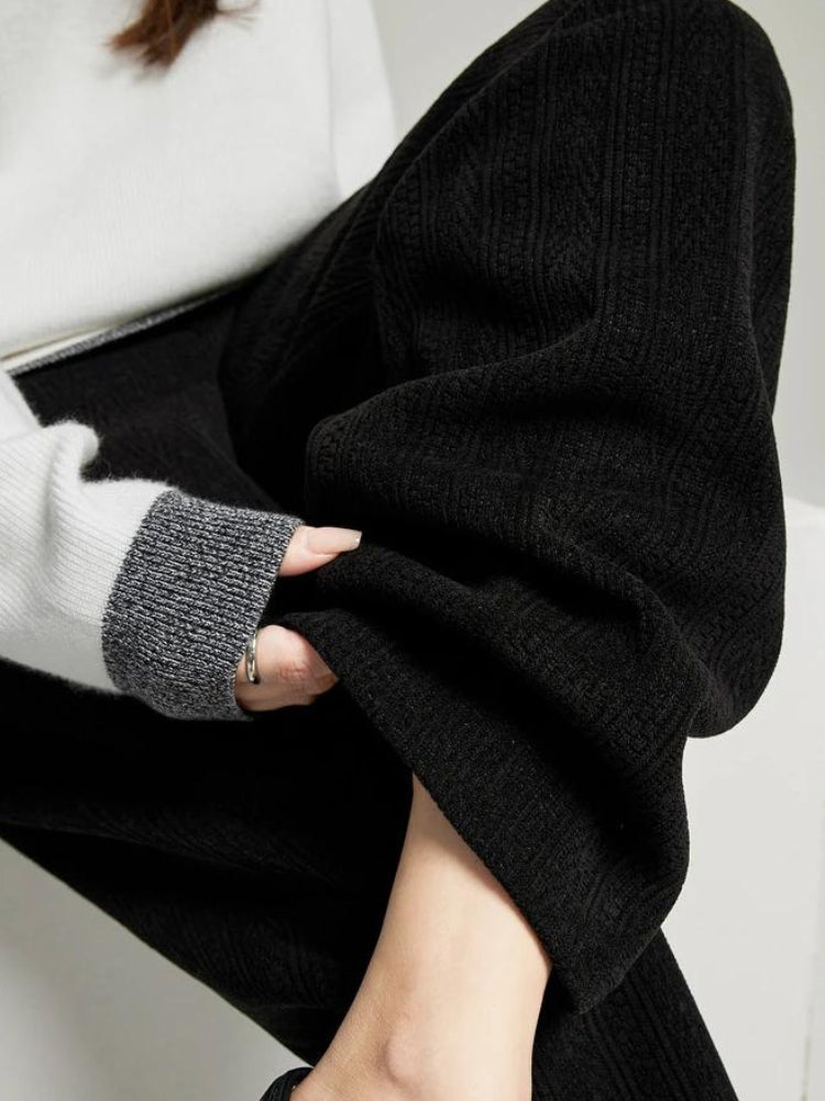 Quick Outfits, Modest Fashion Outfits Ideas Soft Girl Knitted Sweatpants Quick Outfits, Modest Fashion Outfits Ideas Soft Girl Knitted Sweatpants