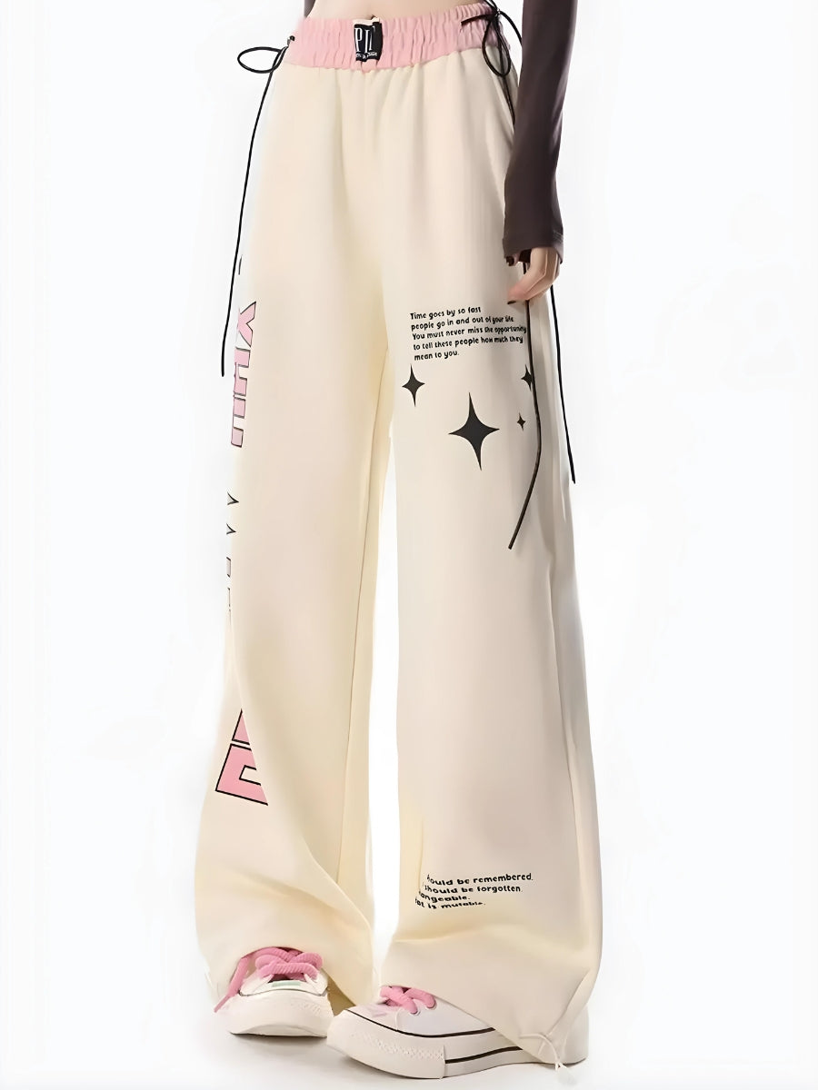 Quick Outfits, Modest Fashion Outfits Ideas Soft Girl Lace Up Sweatpants Quick Outfits, Modest Fashion Outfits Ideas Soft Girl Lace Up Sweatpants