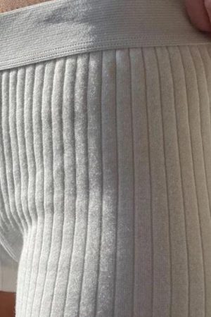 Quick Outfits, Modest Fashion Outfits Ideas Soft Girl Low Rise Knitted Shorts