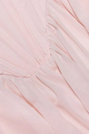 Quick Outfits, Modest Fashion Outfits Ideas Soft Girl Mesh Corset Mini Dress