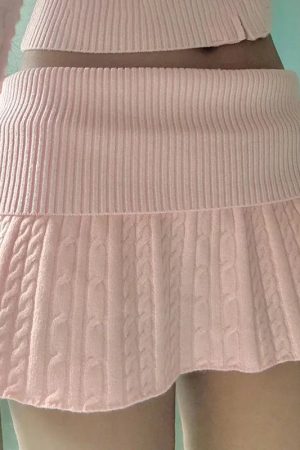 Quick Outfits, Modest Fashion Outfits Ideas Soft Girl Pink Mini Skirt
