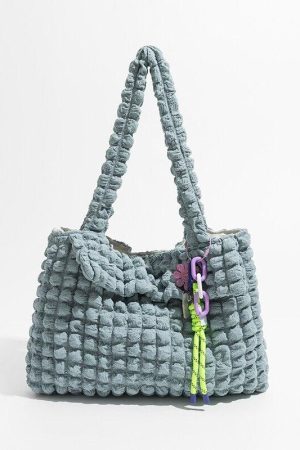 Quick Outfits, Modest Fashion Outfits Ideas Soft Girl Popcorn Keychain Handbag