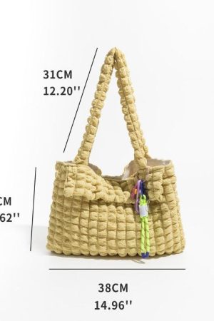 Quick Outfits, Modest Fashion Outfits Ideas Soft Girl Popcorn Keychain Handbag