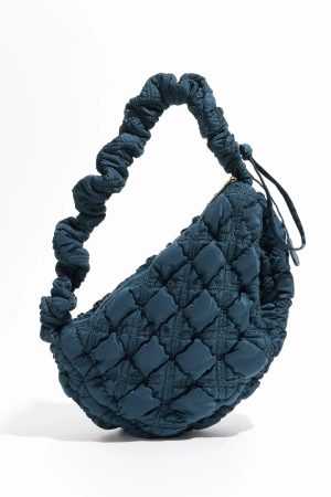 Quick Outfits, Modest Fashion Outfits Ideas Soft Girl Quilted Bubble Shoulder Bag