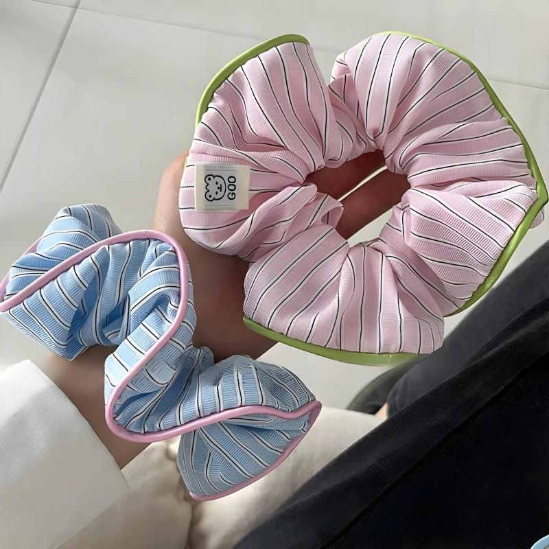 Quick Outfits, Modest Fashion Outfits Ideas Soft Girl Striped Scrunchies Quick Outfits, Modest Fashion Outfits Ideas Soft Girl Striped Scrunchies