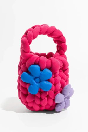 Quick Outfits, Modest Fashion Outfits Ideas Soft Girl Super Bulky Yarn Handbag