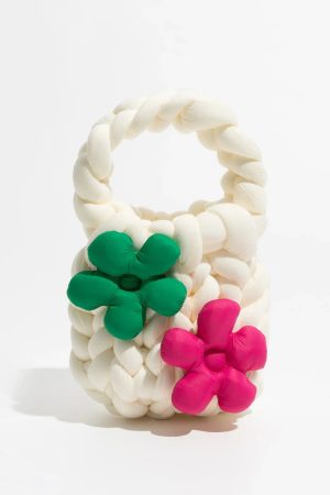 Quick Outfits, Modest Fashion Outfits Ideas Soft Girl Super Bulky Yarn Handbag