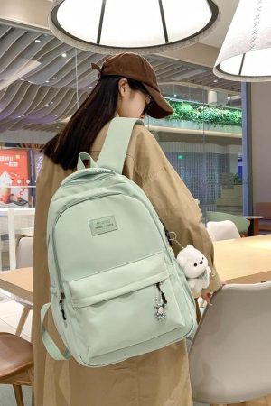 Quick Outfits, Modest Fashion Outfits Ideas Soft Girl Waterproof School Backpack
