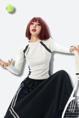 Quick Outfits, Modest Fashion Outfits Ideas Sportswear Long Sleeve Top