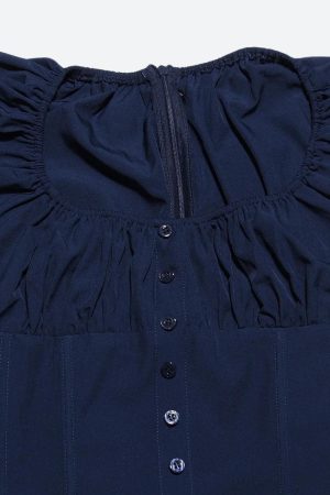 Quick Outfits, Modest Fashion Outfits Ideas Square Neck Corset Mini Dress