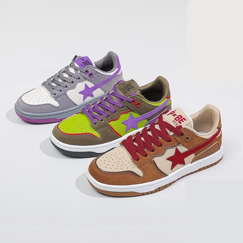 Quick Outfits, Modest Fashion Outfits Ideas Star Embroidered Multicolor Sneakers Quick Outfits, Modest Fashion Outfits Ideas Star Embroidered Multicolor Sneakers