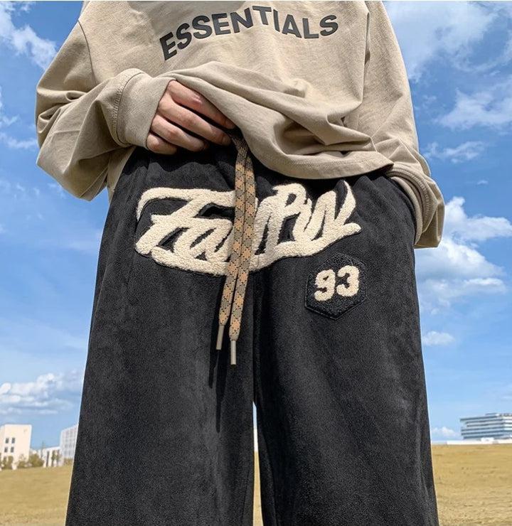 Quick Outfits, Modest Fashion Outfits Ideas Star Patchwork Wide Leg Sweatpants Quick Outfits, Modest Fashion Outfits Ideas Star Patchwork Wide Leg Sweatpants