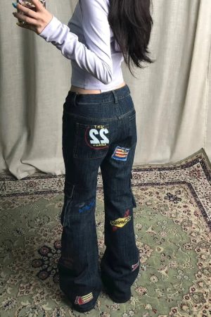 Quick Outfits, Modest Fashion Outfits Ideas Sticker Cargo Jeans