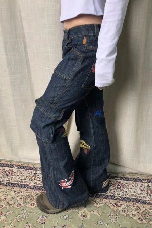 Quick Outfits, Modest Fashion Outfits Ideas Sticker Cargo Jeans