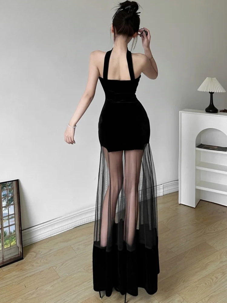 Quick Outfits, Modest Fashion Outfits Ideas Strapless Sheer Maxi Dress Quick Outfits, Modest Fashion Outfits Ideas Strapless Sheer Maxi Dress