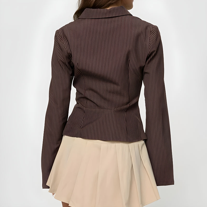 Quick Outfits, Modest Fashion Outfits Ideas Striped Button Down Shirt Quick Outfits, Modest Fashion Outfits Ideas Striped Button Down Shirt