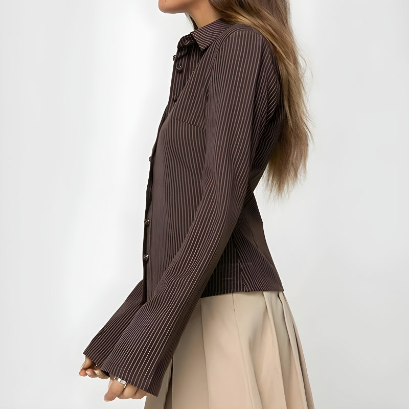 Quick Outfits, Modest Fashion Outfits Ideas Striped Button Down Shirt Quick Outfits, Modest Fashion Outfits Ideas Striped Button Down Shirt