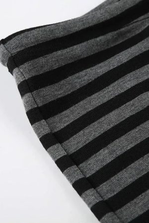 Quick Outfits, Modest Fashion Outfits Ideas Striped Flare Sweatpants