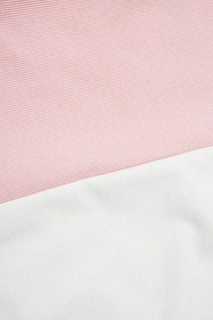 Quick Outfits, Modest Fashion Outfits Ideas Striped Half Zip-Up Jersey Top