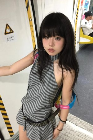 Quick Outfits, Modest Fashion Outfits Ideas Striped Halter Neck Mini Dress