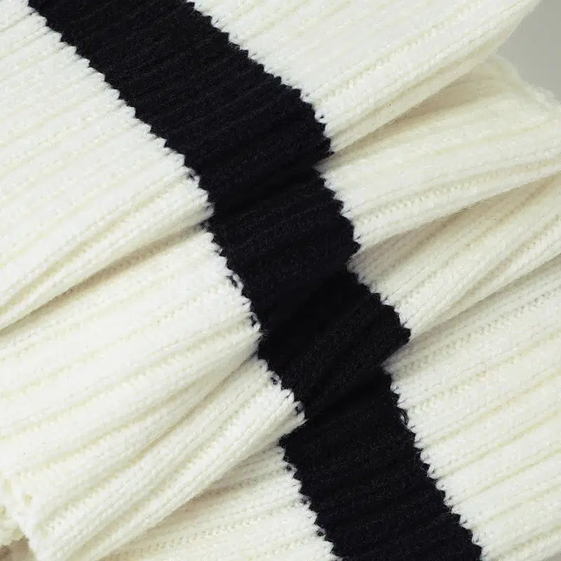 Quick Outfits, Modest Fashion Outfits Ideas Striped Knitted Crop Top Quick Outfits, Modest Fashion Outfits Ideas Striped Knitted Crop Top