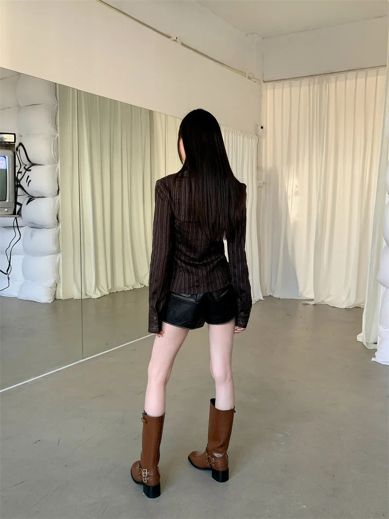 Quick Outfits, Modest Fashion Outfits Ideas Striped Neck Tie Shirt Quick Outfits, Modest Fashion Outfits Ideas Striped Neck Tie Shirt