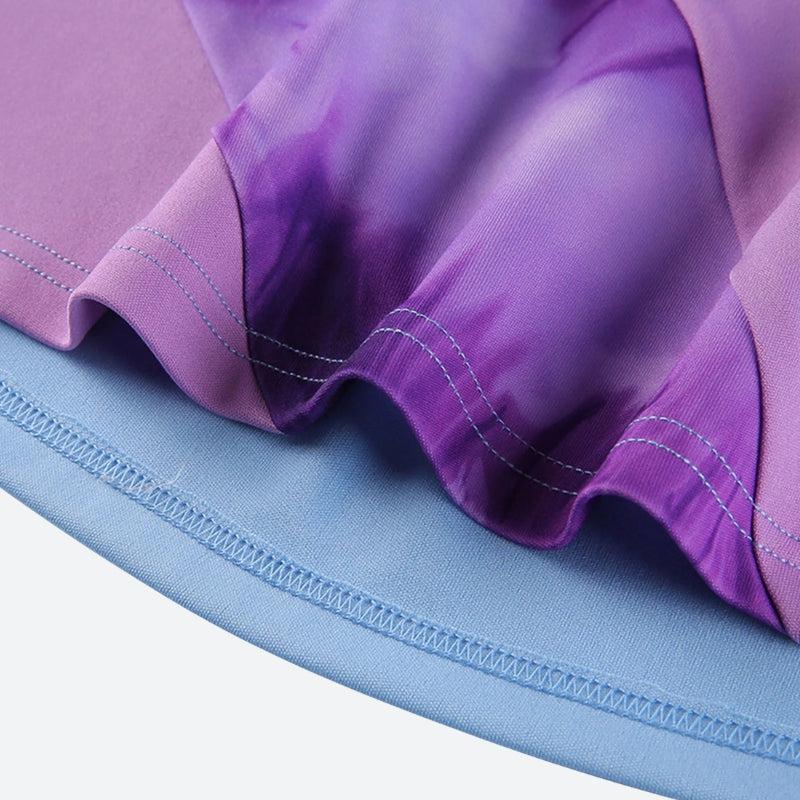 Quick Outfits, Modest Fashion Outfits Ideas Striped Patch Satin Mini Dress Quick Outfits, Modest Fashion Outfits Ideas Striped Patch Satin Mini Dress