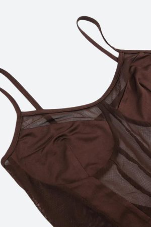 Quick Outfits, Modest Fashion Outfits Ideas Striped Sheer Bodysuit