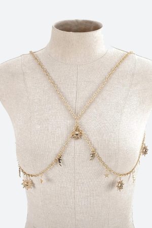 Quick Outfits, Modest Fashion Outfits Ideas Sun, Moon & Star Body Jewelry