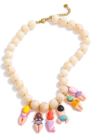 Quick Outfits, Modest Fashion Outfits Ideas Swimsuit Figurines Necklace