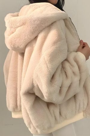 Quick Outfits, Modest Fashion Outfits Ideas Teddy Reversible Hooded Jacket