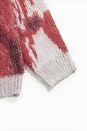 Quick Outfits, Modest Fashion Outfits Ideas Tie Dye Turtle Neck Knitted Sweater