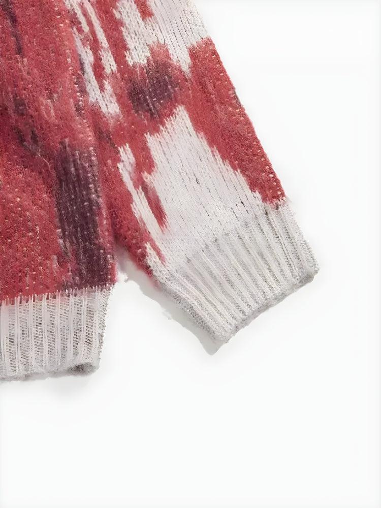 Quick Outfits, Modest Fashion Outfits Ideas Tie Dye Turtle Neck Knitted Sweater Quick Outfits, Modest Fashion Outfits Ideas Tie Dye Turtle Neck Knitted Sweater