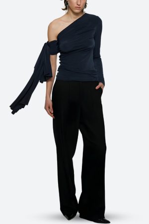 Quick Outfits, Modest Fashion Outfits Ideas Tie Shoulder Top